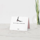 Dance Anywhereノート・カード カード (裏面)