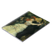 Dance at Bougival by Pierreルノアール,ヴィンテージ・アート ノートブック (左側)