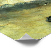 Dance at Bougival by Pierreルノアール,ヴィンテージ・アート ポスター (角)