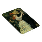 Dance at Bougival by Pierreルノアール,ヴィンテージ・アート マグネット (右側)