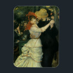 Dance at Bougival by Pierreルノアール,ヴィンテージ・アート マグネット<br><div class="desc">ピエール・ルノアールのBougival (1883)でダンスは、ヴィンテージの印象派の芸術の愛とロマ素晴らしンスのポートレート絵画である。新しく結婚踊る人は服を着てカジュアル帽子をかぶっている。ロマンチックな新婚の男性と女性カップル社交ダンス踊り。アーティストについて：ピエール=オーギュストルノアール印象派スタイルの発展で第一人者の画家。ルノアールの絵画は明るく飽和色鮮やかで有名で、最も親密で率直な構成の人々に焦点を当てることが多い。</div>