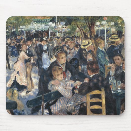 Dance at Le Moulin de la Galette -ルノアール絵画ズ マウスパッド (正面)