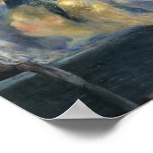 Dance at Le Moulin Galette - Renoir Painting ポスター (角)