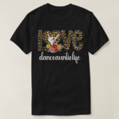 Dance Auntie Life Aunt Of A Dancer Proud Dancing A Tシャツ (デザイン正面)