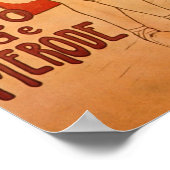 Dance Ballerina Art Nouveau Ballet Dancer ポスター (角)