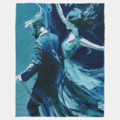 Dance Between Motion And Silence フリースブランケット (正面)