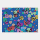 Dance butterflies Garden ラッピングペーパーシート (正面3)