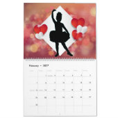 Dance Calendar カレンダー (2月 2027)