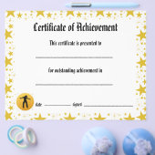 Dance Certificate of Achievement - Stars Jazz チラシ (シングル)