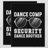 Dance Comp Security Dance Brother Of A Dancer Brot (正面/裏面)
