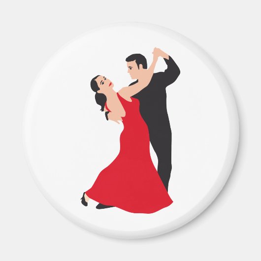 Dance couple マグネット (正面)