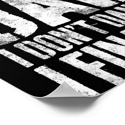 Dance Dad I Don't Dance I Finance Shirt Men Father ポスター (角)