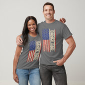 Dance Dad US American Flag Dancer Dancing Father M Tシャツ (ユニセックス)