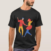 Dance Dancer Dancing Couple Dance Dance Class Cute Tシャツ (正面)