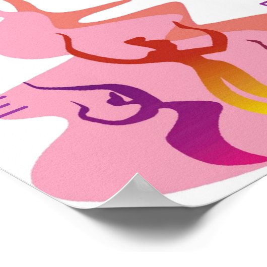 Dance Fever Portfolio 11x11 ポスター (角)