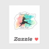 Dance Free Live Free Dance Keychain シール (シート)