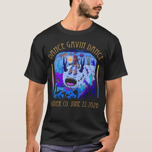 Dance Gavin Dance 2026 ツアー Tシャツ (正面)