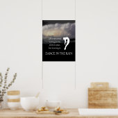 Dance in the Rain 感動的 Poster ポスター (キッチン)