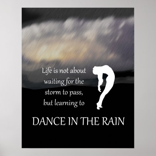 Dance in the Rain 感動的 Poster ポスター (正面)