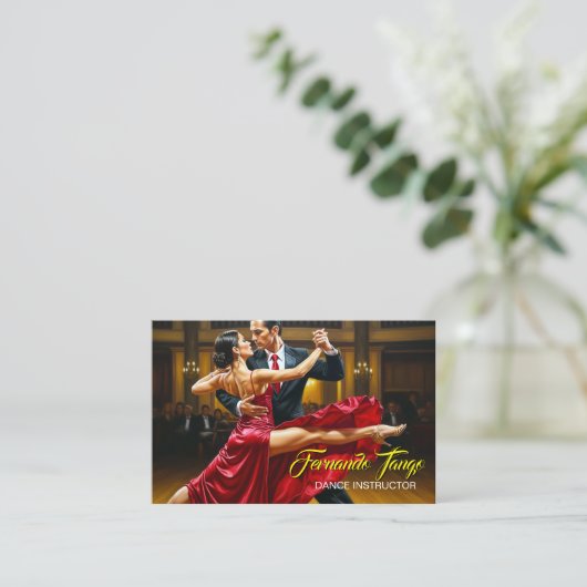 Dance Instructor  名刺 (スタンド正面)
