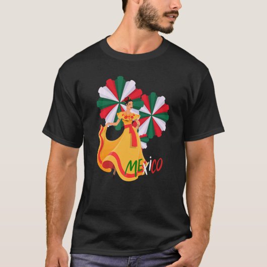 Dance into Hispanic Heritage Month Mexico Tシャツ (正面)