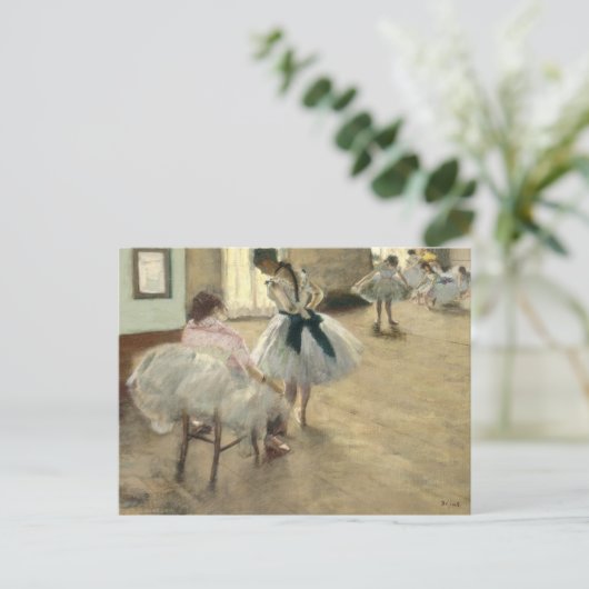 Dance Lesson by Edgar Degas ポストカード (スタンド正面)