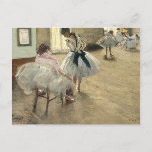 Dance Lesson by Edgar Degas ポストカード
