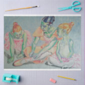 Dance Lesson Decompageティッシュペーパー 薄葉紙 (クラフト)