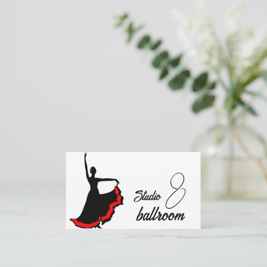 Dance Lessons名刺 名刺 (スタンド正面)