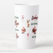 Dance Like Frosty Love Like Jesus Mug カフェラテマグ (正面)