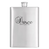 Dance Like It's Last Dance Stiletto Shoe フラスク (正面)