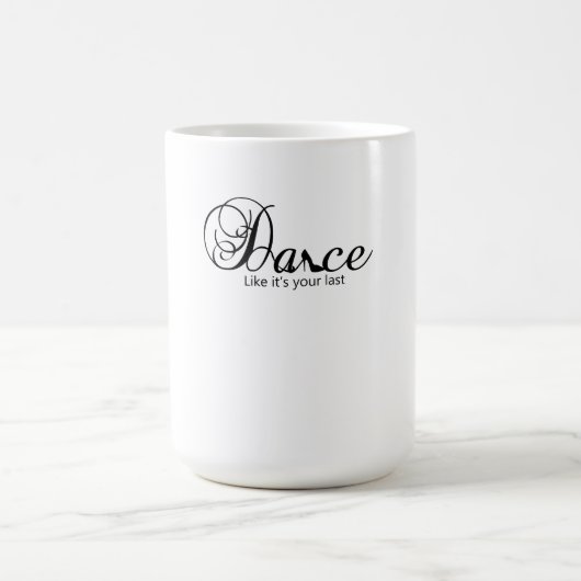 Dance Like It's Last Dance Stiletto Shoe モーフィングマグカップ (中央)