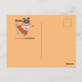 Dance like nobody is watching Pug Girl   ポストカード (裏面)