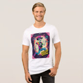 Dance Like Nobodys Watching – Wild Skeleton Groov トライブレンドTシャツ (正面全面)