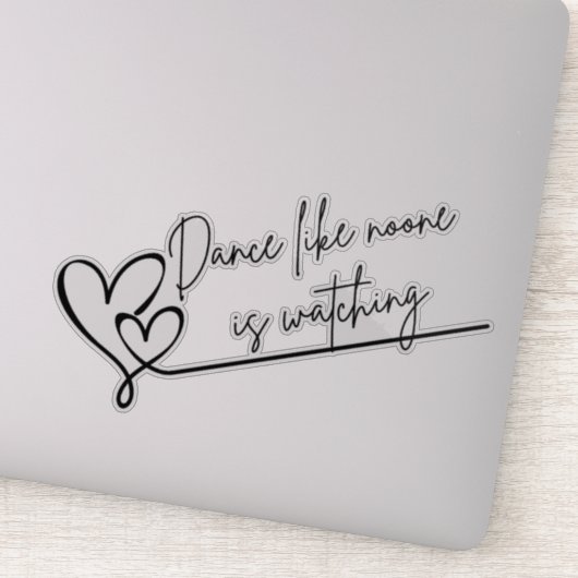 Dance Like Noone is watching hearts シール (詳細)