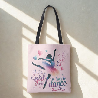Dance Lover Pink Shoulder Tote トートバッグ