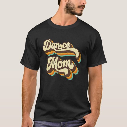 Dance Mom Retro 70s 60s Disco Dance Party Womens C Tシャツ (正面)