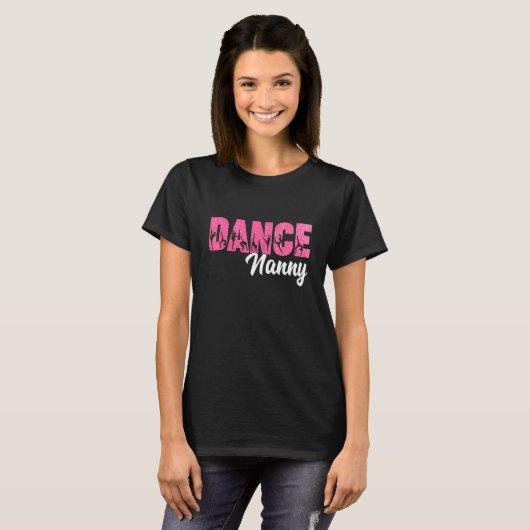 Dance Nanny Of A Dancer Nanny Dancing Leopard Moth Tシャツ (正面フル)