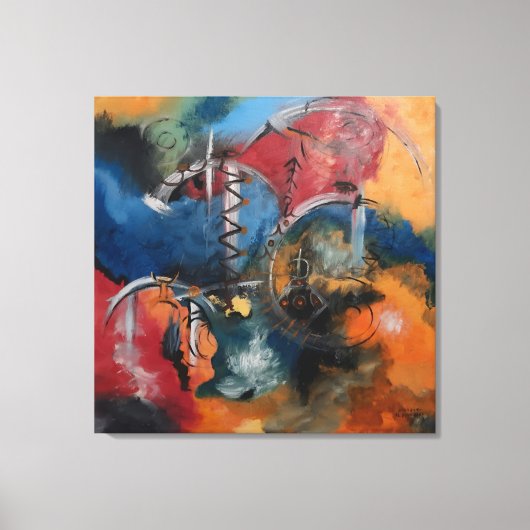 Dance of the Elements キャンバスプリント (正面)