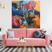 Dance of the Elements キャンバスプリント (インサイチュ (リビング))