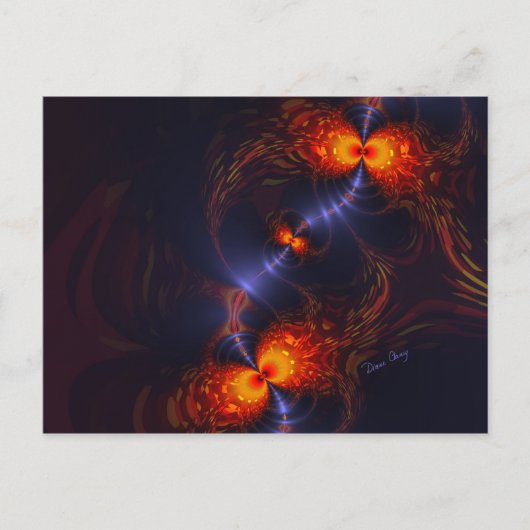 Dance of the Eyes - Indigo and Sight ポストカード (正面)