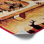 DANCE OF THE HONEY BEES, 4 ELEMENTS,Red Wax Seal ポスター (角)