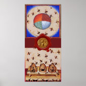 DANCE OF THE HONEY BEES, 4 ELEMENTS,Red Wax Seal ポスター (正面)