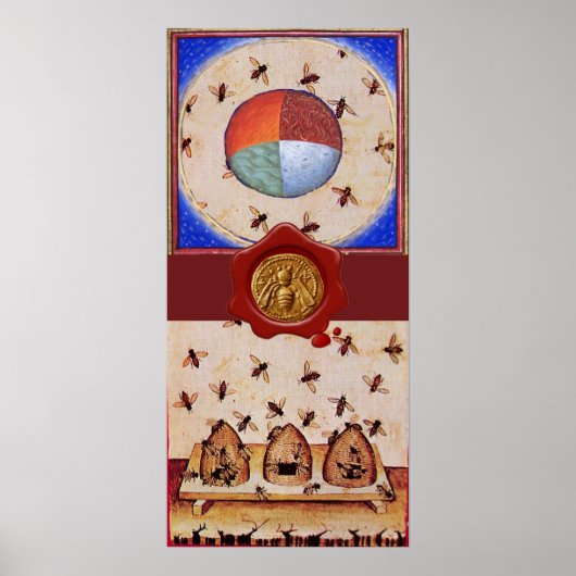 DANCE OF THE HONEY BEES, 4 ELEMENTS,Red Wax Seal ポスター (正面)