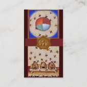 DANCE OF THE HONEY BEES ,FOUR ELEMENTS,Wax Seal 名刺 (裏面)