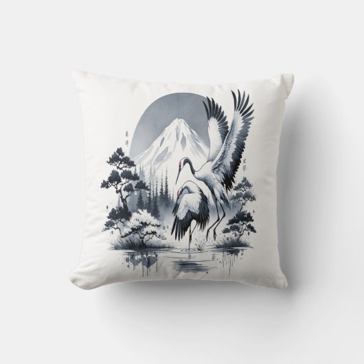 "Dance of the Sandhill"  クッション (正面)