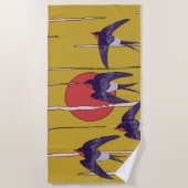 Dance of the Swallows ビーチタオル (正面)