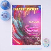 DANCE PARTY DRAAIKOLK AANPASBAAR ,TEKST. チラシ (シングル)