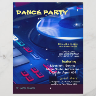 DANCE PARTY ,POSTER,FLYER チラシ