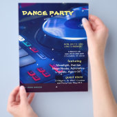DANCE PARTY ,POSTER,FLYER チラシ (手)